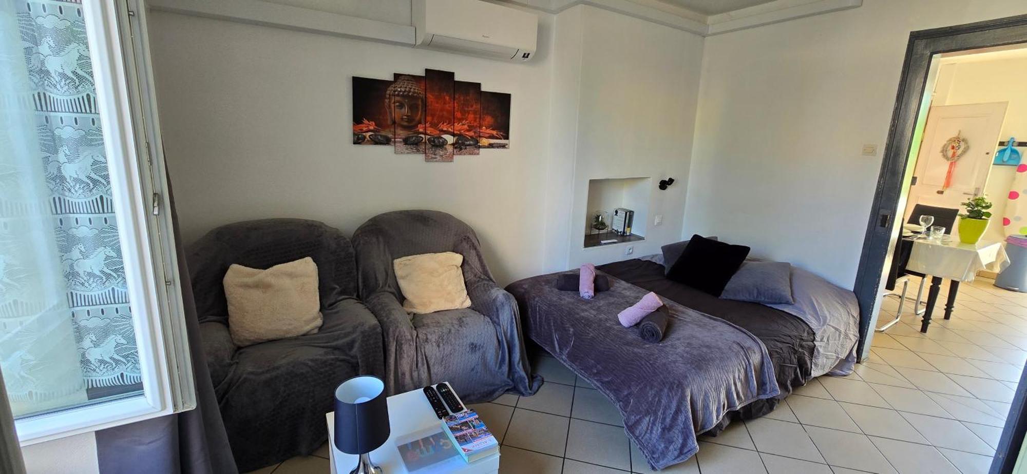 Appartement avec jardin à Colmar Quarto foto